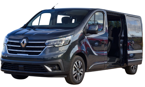 szary bus TOMY na trasie Poznań Szwajcaria