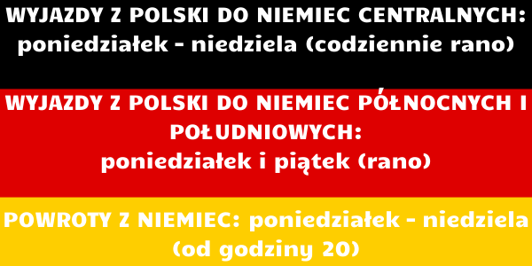 Busy z Niemiec do Polski